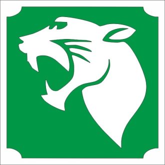 5x5 cm-es Csillám tetoválás sablon - Fekete párduc 40
