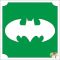 5x5 cm-es Csillám tetoválás sablon - Batman  41