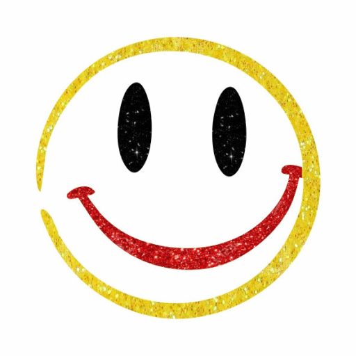 5x5 cm-es Csillámtetoválás sablon - Emoji, smile 82