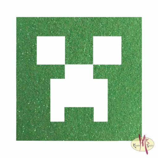 5x5 cm-es csillámtetoválás sablon - Minecraft 98