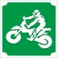 5x5 cm-es Csillámtetoválás sablon - Krosz motoros 107