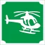 5x5 cm-es Csillámtetoválás sablon -  Helikopter 110