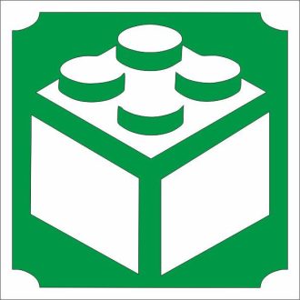 5x5 cm-es Csillámtetoválás sablon - Építő kocka 120