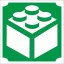 5x5 cm-es Csillámtetoválás sablon - Építő kocka 120