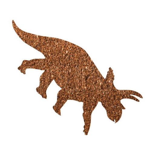 5x5 cm-es Csillámtetoválás sablon - Dino 121