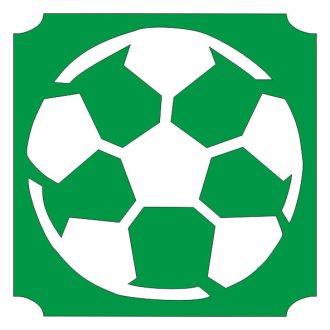 5x5 cm-es Csillámtetoválás sablon - Foci labda 122