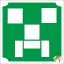 5x5 cm-es Csillámtetoválás sablon - Minecraft 151
