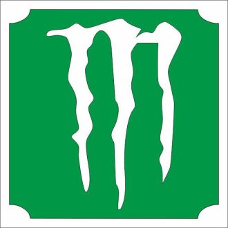 5x5 cm-es Csillámtetoválás sablon -  Monster 153