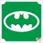 5x5 cm-es Csillám tetoválás sablon - Batman 169