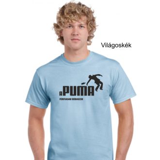Póló - Apuma férfiasan bebaszik