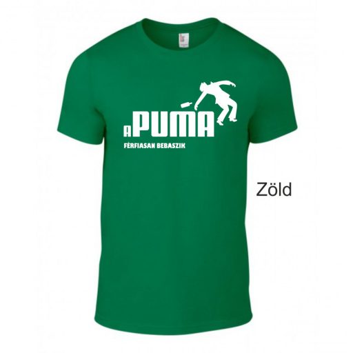 Póló - Apuma férfiasan bebaszik