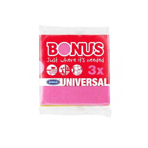 Bonus általános, univerzális törlőkendő – 3 db/cs