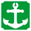 5x5 cm-es Csillámtetoválás sablon -  Horgony 230