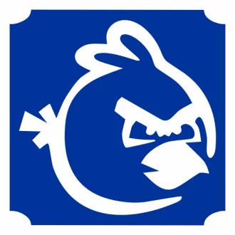 5x5 cm-es Csillám tetoválás sablon - Angry birds 262