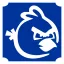 5x5 cm-es Csillám tetoválás sablon - Angry birds 262