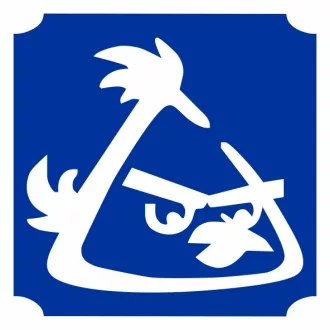 5x5 cm-es Csillám tetoválás sablon - Angry Birds 263