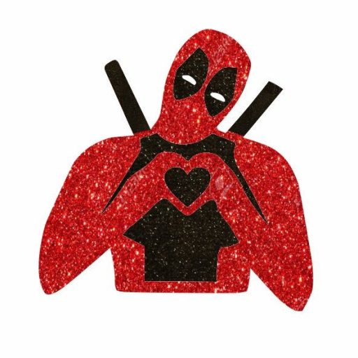 Csillámtetoválás sablon -  Deadpool 270 