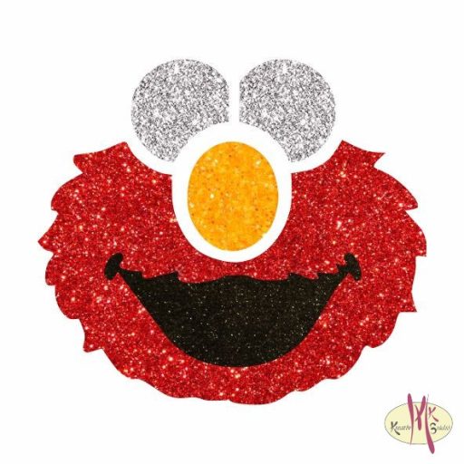 5x5 cm-es Csillám tetoválás sablon - Elmo 277