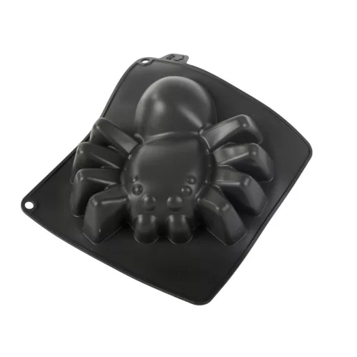Halloween pók sütőforma, nagy szilikon tortaforma, tapadásmentes, rugalmas, ijesztő sütemény, zselé forma, könnyen tisztítható