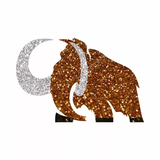 5x5 cm-es Csillám tetoválás sablon - Mamut 299