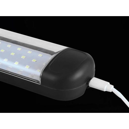 Szerelő, műhely lámpa 48 LED-es, USB-s, akasztós, mágneses, újratölthető