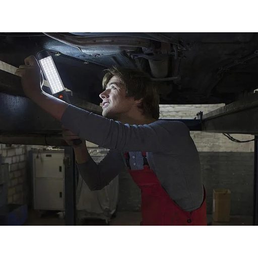 Szerelő, műhely lámpa 48 LED-es, USB-s, akasztós, mágneses, újratölthető
