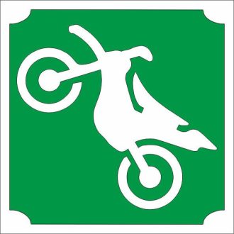 5x5 cm-es Csillámtetoválás -  Krossz motor sablon 307