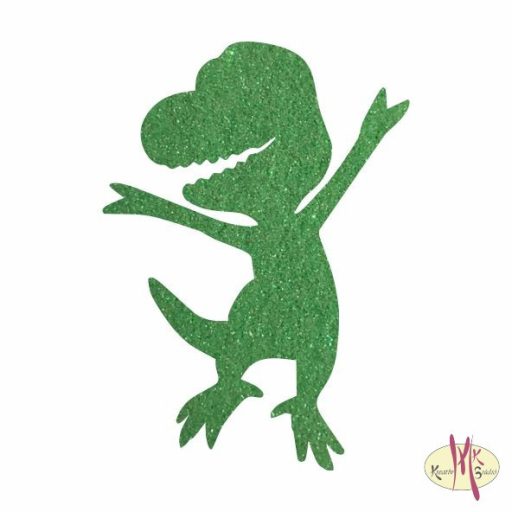 5x5 cm-es Csillámtetoválás sablon - Dino 317