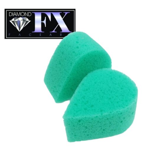 Diamond Fx Pofi arcfestő pillangó szivacs - zöld