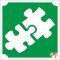 5x5 cm-es Csillámtetoválás sablon - Puzzle 394