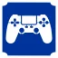 Csillámtetoválás sablon Kontroller motívum 399, gamer tetoválás, ideiglenes csillámtetoválás gyerekeknek, öntapadós, bőrbarát