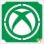 5x5 cm-es Csillámtetoválás sablon - XBOX 405