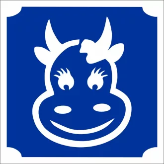 Csillámtetoválás sablon Meggy Moo, Boci sablon, glitter tattoo stencil az MK Bazártól.