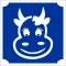 Csillámtetoválás sablon Meggy Moo, Boci sablon, glitter tattoo stencil az MK Bazártól.