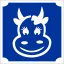 Csillámtetoválás sablon Meggy Moo, Boci sablon, glitter tattoo stencil az MK Bazártól.