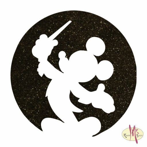 5x5 cm-es Csillámtetoválás sablon - Mickey mouse 442