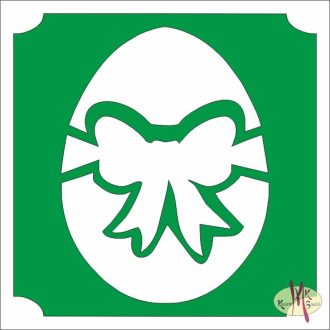 5x5 cm-es Csillámtetoválás sablon - Húsvéti tojás 445