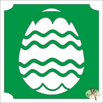 5x5 cm-es Csillámtetoválás sablon - Húsvéti tojás 448