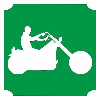 5x5 cm-es Csillámtetoválás sablon -  Chopper motor 452