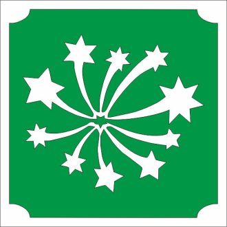 5x5 cm-es Csillámtetoválás sablon - Tűzijáték 453