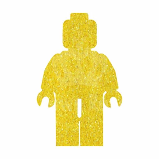 5x5 cm-es Csillám tetoválás sablon - Lego ember 457