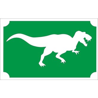 Csillámtetoválás sablon 8x5 cm-es  -T. Rex 140