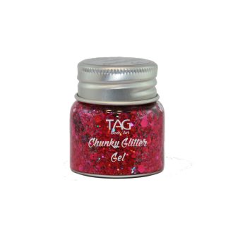 TAG Chunky Glitter Gel Plum - Szilva 20gr
