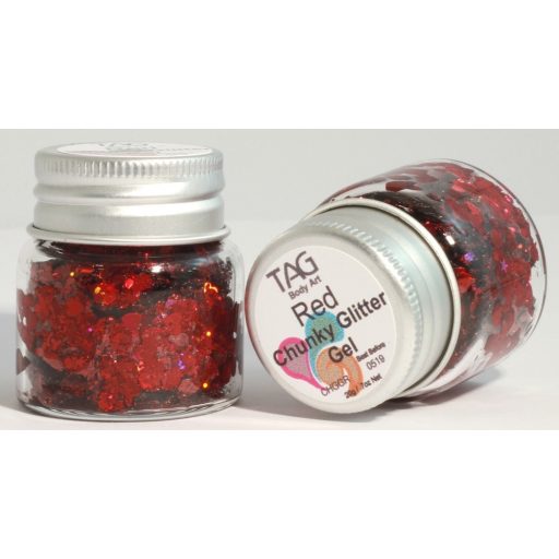 TAG Chunky Glitter Gel Plum - Szilva 20gr