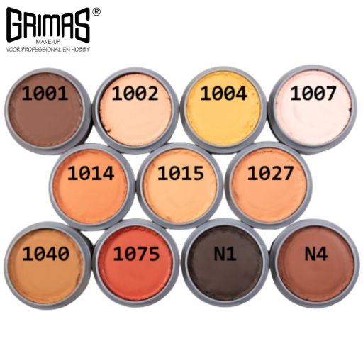 Grimas Dark Brown Pure arcfesték 15 ml 1001