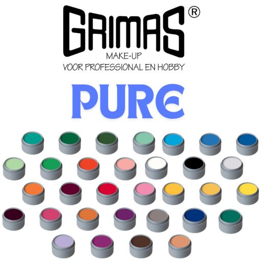 Grimas  Bright red Pure arcfesték 15 ml 501