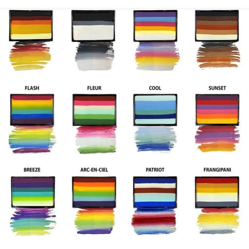 MEHRON PARADISE PRISMA csíkos arcfesték - Patriot 50g