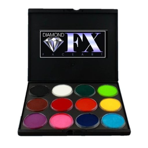 DiamondFX arcfesték tároló doboz 12x 30gr