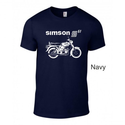 Simson S51 motoros póló – Egyedi retro stílus a legendás motor szerelmeseinek