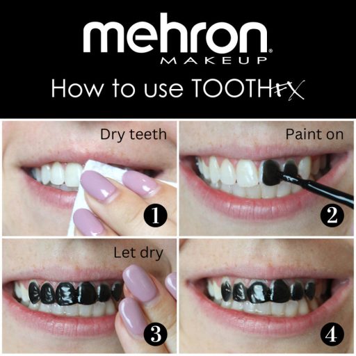 Mehron Tooth FX - Fog festék Fekete
